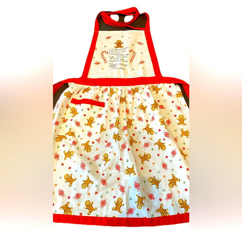 BNWT - Girls Christmas Apron -OS